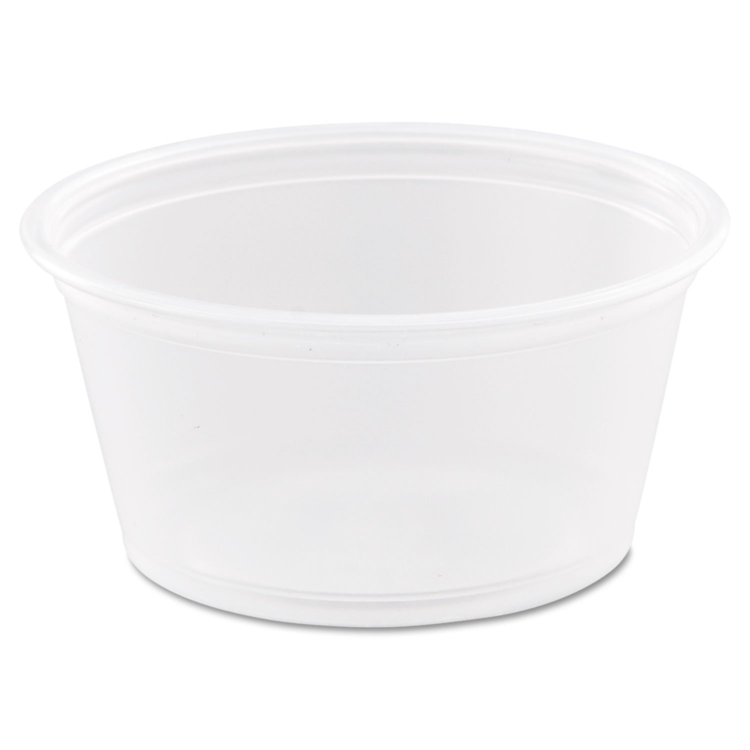 Dart 200PC 2 oz Clear PP Portion Container (Case of 2500)