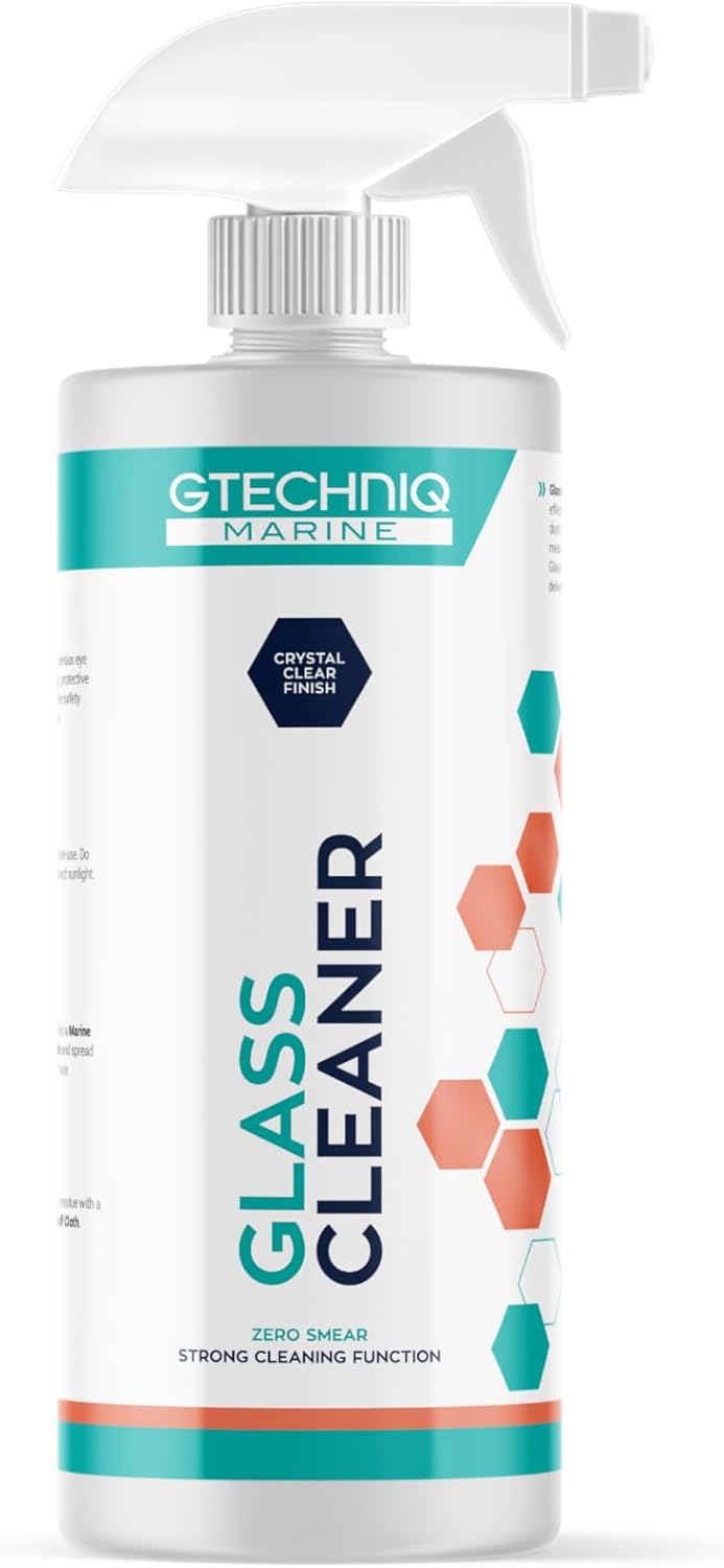 Gtechniq Marine Glass Cleaner for Boats, Anti-Static Window Cleaner Leaves No Smears or Streaks