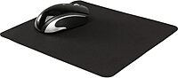 Allsop Soft Cloth Mouse Pad, 8in x 8.75in, Black, 28229