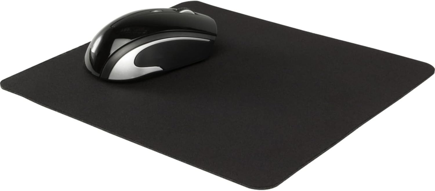 Allsop Soft Cloth Mouse Pad, 8in x 8.75in, Black, 28229