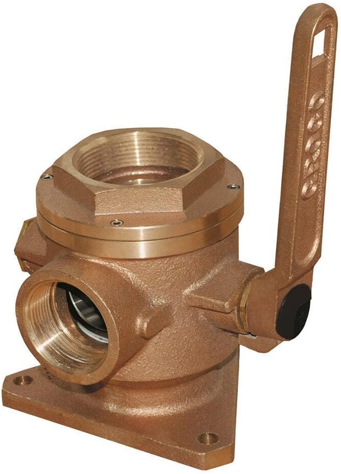 GROCO 2-1/2" Safety Seacock w/2" Side Port