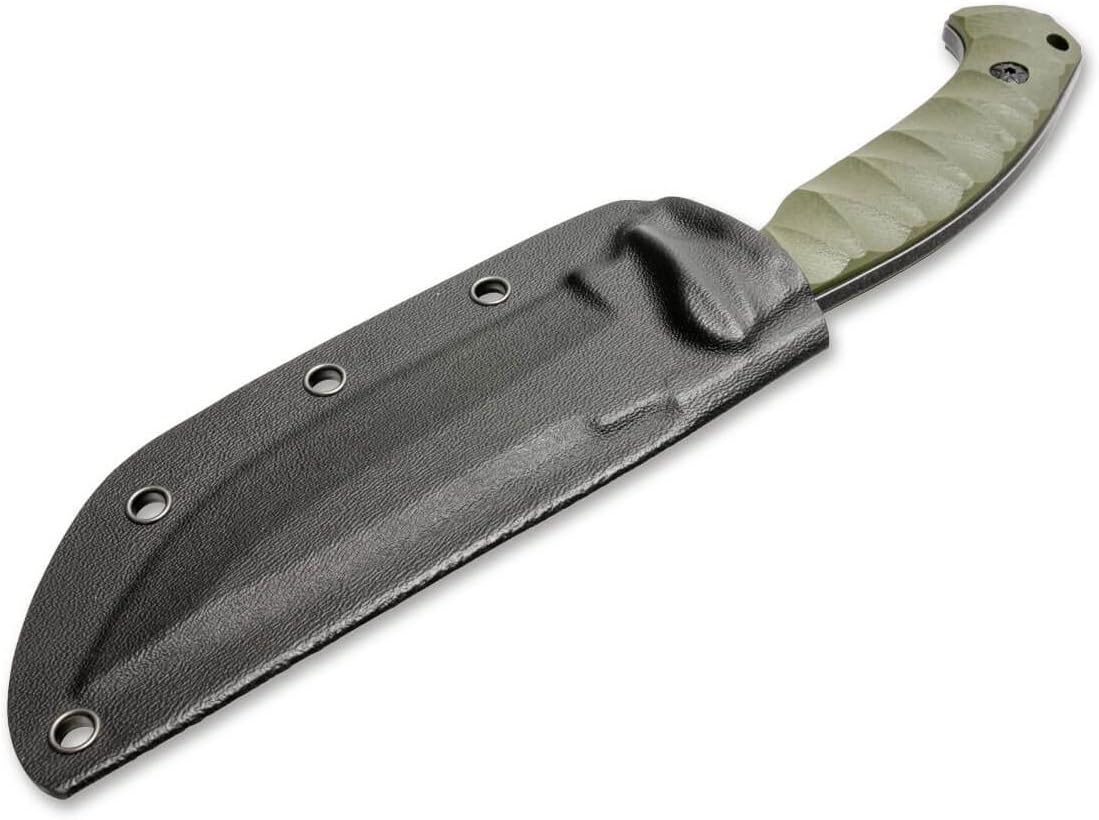 Boker 02LG115 Persian Fixed Knife with 440 Stainless Steel Blade, 4-3/4", Magnum