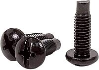 Monoprice 108621 10/32 Screw for Rack, Black Single Bag of 50 Piece