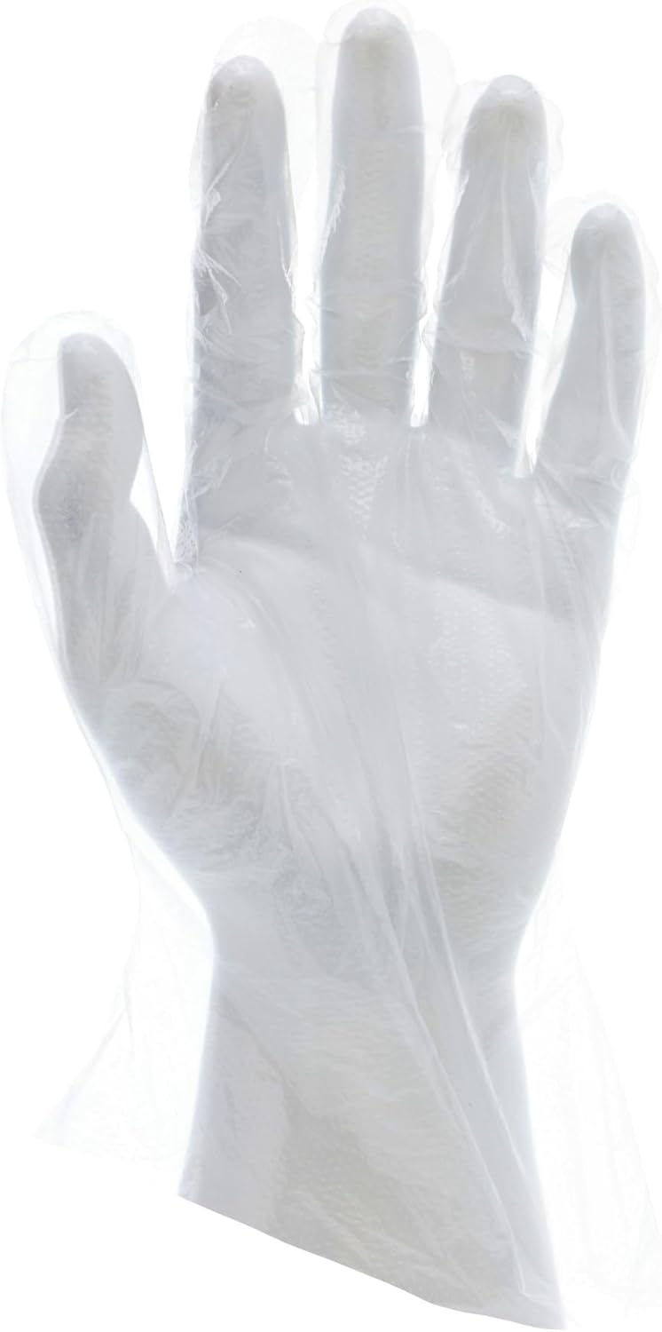 MCR Safety 5040 SensaGuard Polyethylene Disposable Industrial Food Service Grade Embossed Gloves