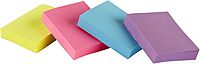 Office Depot® Brand Sticky Notes, 1-1/2" x 2", Assorted Vivid Colors, 100 Sheets Per Pad, Pack Of 12 Pads