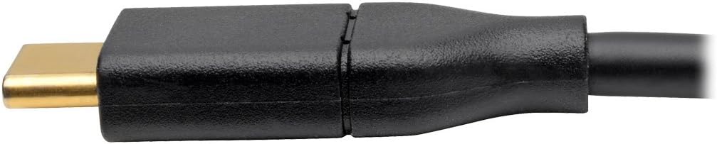 Tripp Lite USB C to DisplayPort (M/M), USB 3.1 Gen 1, DisplayPort Adapter Cable, Thunderbolt 3, 4K @60Hz, Black