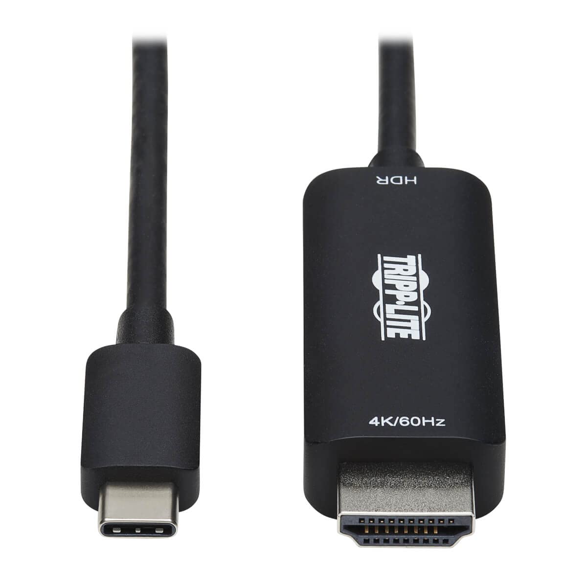 Tripp Lite USB-C to HDMI Adapter Cable, Thunderbolt 3 Compatible Cable Adapter USB C to HDMI, 4K 60 Hz, HDR, HDCP 2.2
