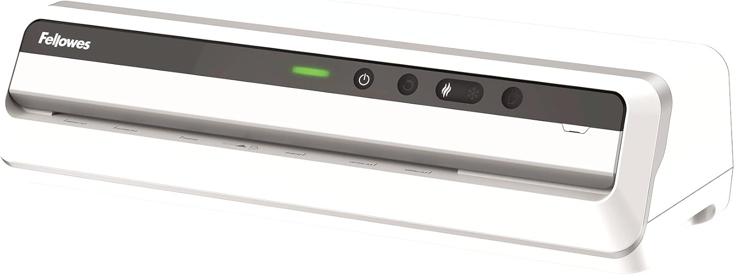 Fellowes 125 Thermal Laminator Machine with Laminating Pouch Starter Kit, 12.5 inch