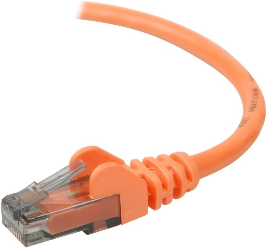 Belkin Cat. 6 Patch Cable - RJ-45 Male - RJ-45 Male - 1ft - Orange