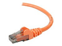 Belkin Cat. 6 Patch Cable - RJ-45 Male - RJ-45 Male - 1ft - Orange
