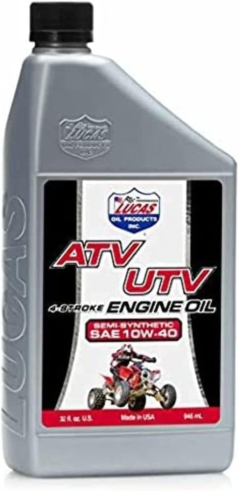 Lucas Oil Semi-Synthetic SAE 10W-40 ATV Engine Oil