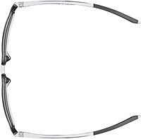 Under Armour Men's Ua Assist 2 Rectangular Sunglasses Crystal/Silver Multilayer 57 Millimeters