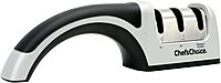 Chef’sChoice Manual Knife Sharpeners for 15- and 20-Degree Straight-Edge and Serrated Knives with Diamond Abrasives Precise Angle Control & Compact Footprint, 2-Stage, Gray