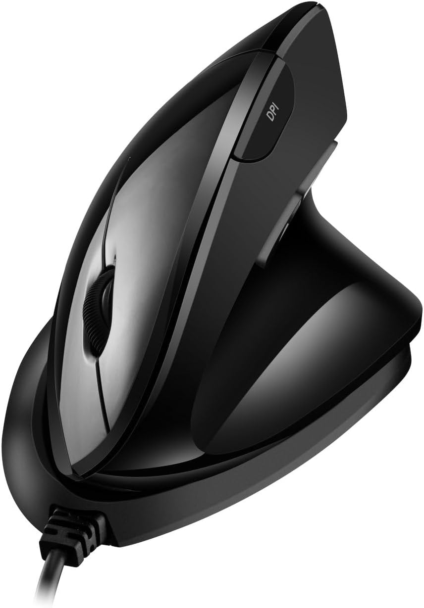 iMouse V3-TAA USB Adjustable Wrist Angle Vertical Ergonomic Mouse Made in Taiwan (TAA Compliant)