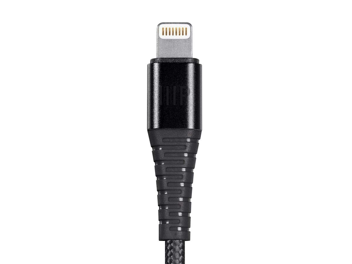 Monoprice AtlasFlex Series Durable MFi Certified Lightning to USB Type-A Charge & Sync Kevlar-Reinforced Nylon-Bra 3 Feet 1