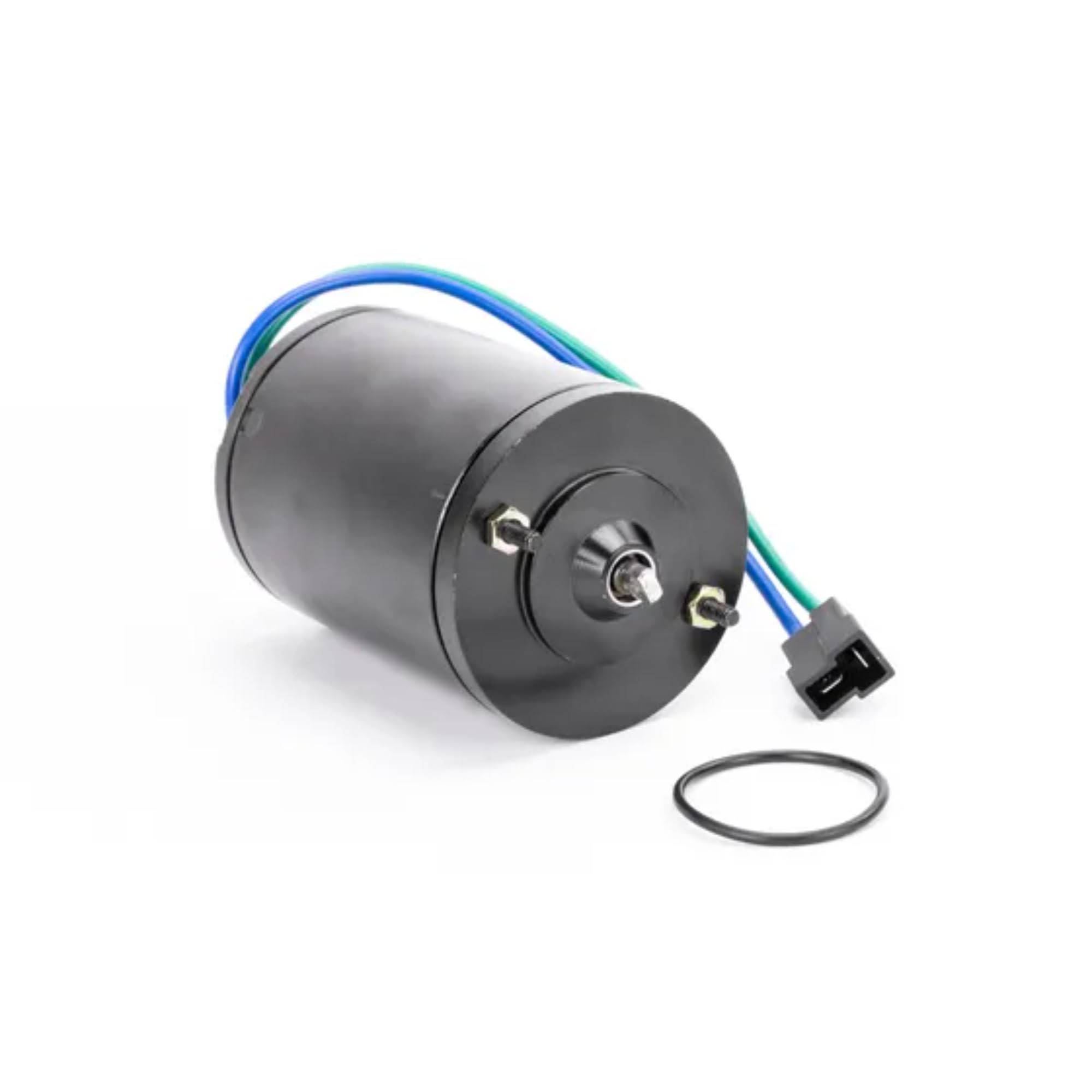 Sea-Dog Quarter-Turn Textured Deck Plate w/Internal Collar - Black - 8"