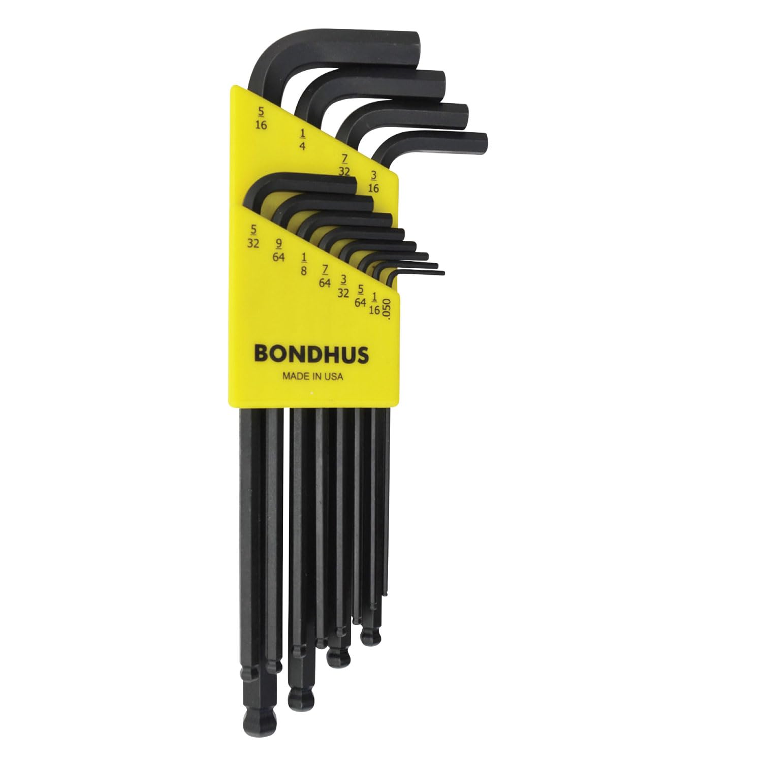 Bondhus 10936 set of 12 Balldriver L-wrenches, ProGuard Finish, sizes .050-5/16-Inch