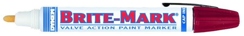 DYKEM BRITE-MARK 40 Valve-Action Threaded Cap Permanent Paint Marker (Medium Point)