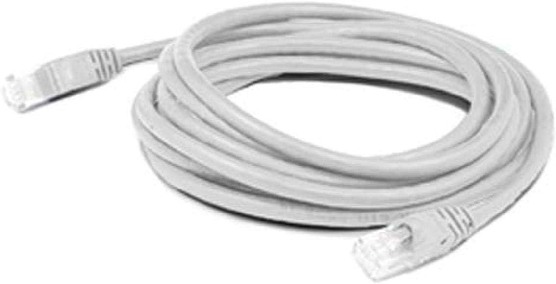 AddOn 7ft RJ-45 (Male) to RJ-45 (Male) White Slim Cat6A snagless Boot UTP PVC Copper Patch Cable