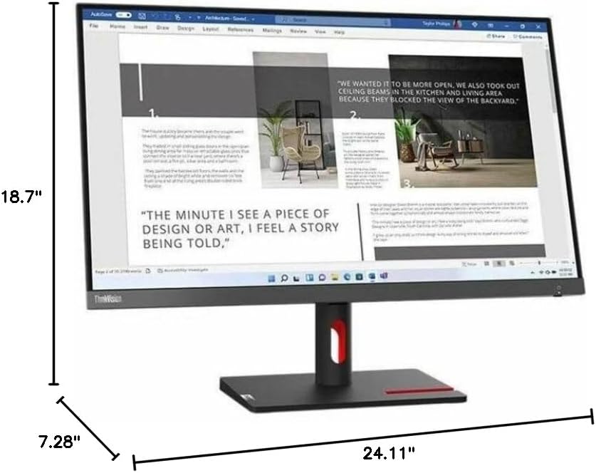 Lenovo ThinkVision S27i-30 27 Full HD LED Monitor - 16:9 - Storm Gray