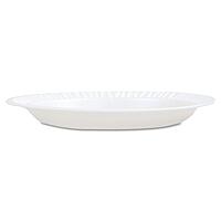 Dart Concorde 6 in White Foam Plates, Unlaminated - 1000/Case