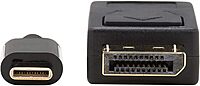 Eaton Tripp Lite Series USB-C to DisplayPort Bi-Directional Active Adapter Cable (M/M), 4K 60 Hz, HDR, Locking DP Connector, 6 ft. (1.8 m)