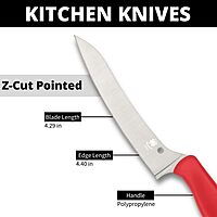 SPYDERCO Z-Cut Kitchen Knife with CTS BD1N Stainless Steel Blade