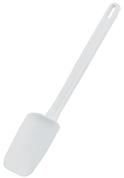 Vollrath SoftSpoon Rubber Spatula, 9-1/2in, White
