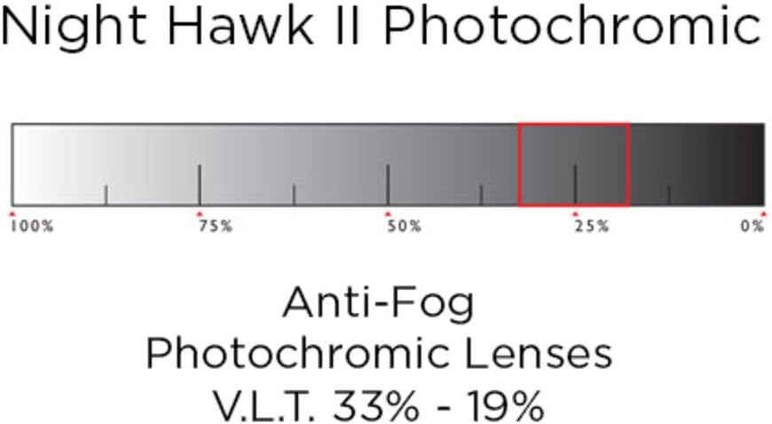 Bobster Night Hawk, Gloss Black Frame, Smoked Photochromic Lens