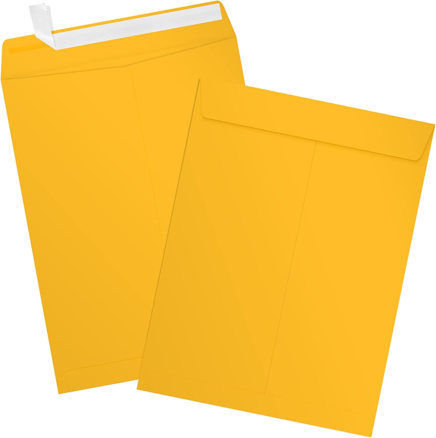LUX Open-End 9in x 12in Envelopes, Peel & Press Closure