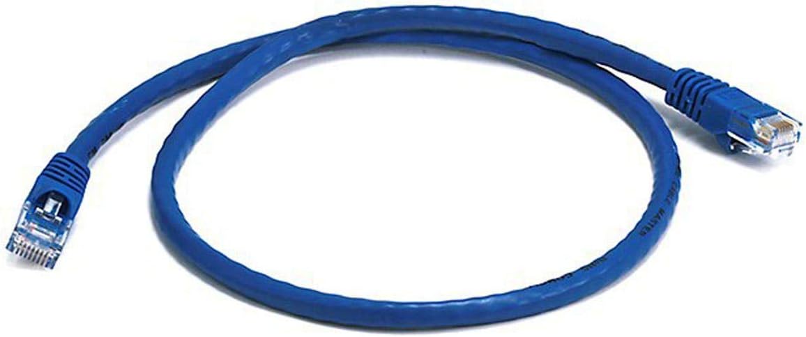 Monoprice Cat6 24AWG UTP Ethernet Patch Cable - Snagless RJ45, 550MHz, Pure Bare Copper