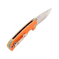 SOG Tellus FLK Full-Sized Frame Lock Folding Knife, GRN Handle, CRYO 440C Stainless Steel Blade, Reversible Pocket Clip