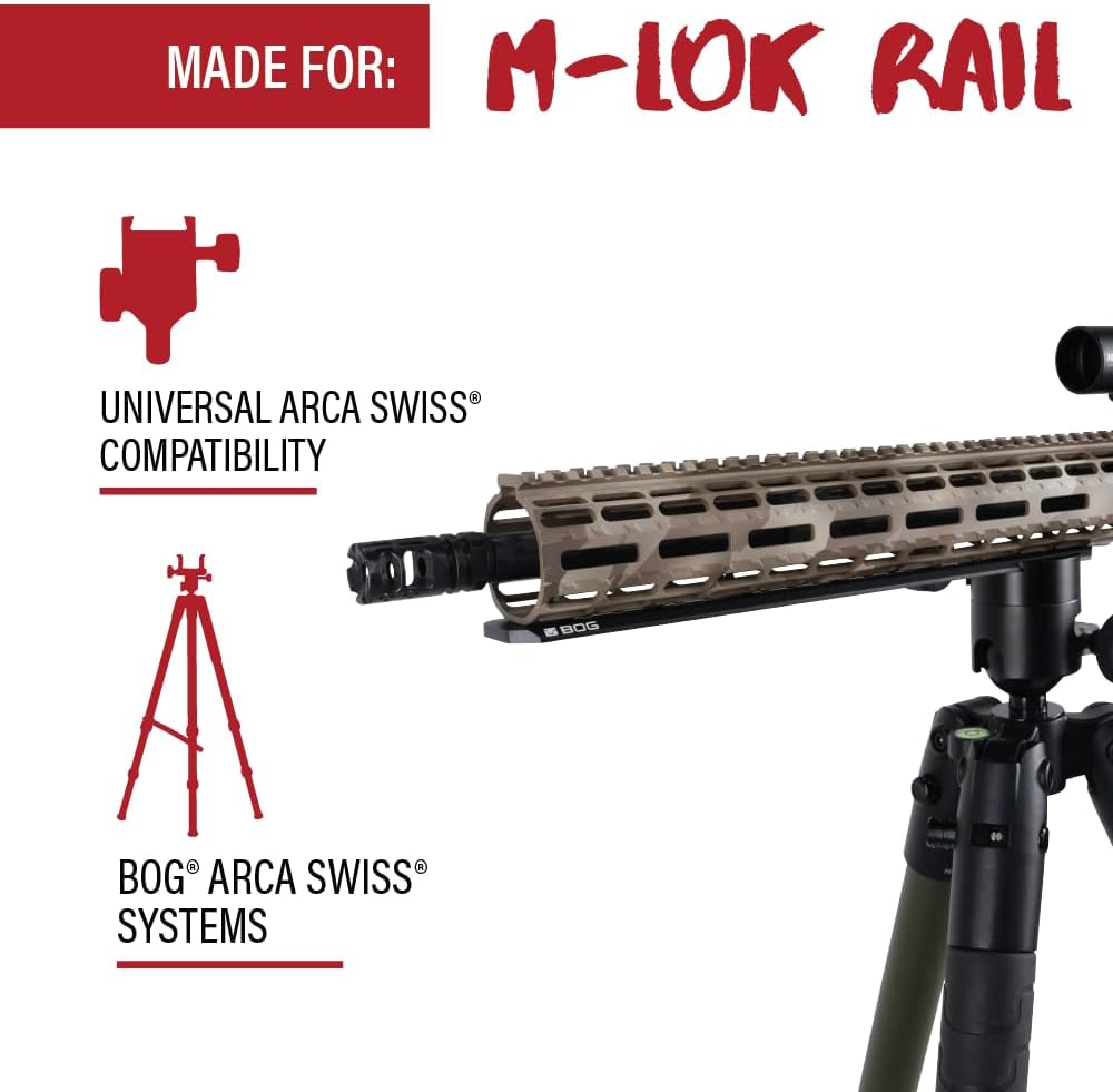 BOG M-LOK Arca-Swiss Tripod Plate