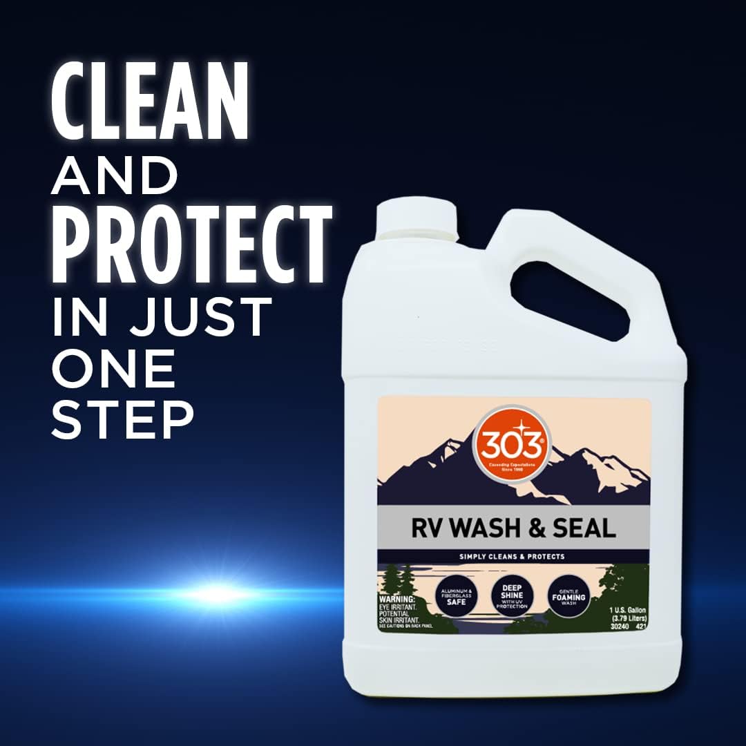 303 Products RV Wash & Seal - Clean, Streak-Free Finish, pH Neutral with High Foaming Formula