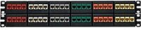 Panduit NKFP48Y Category-6 48-Port Flat Modular Patch Panel, Black