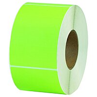 Aviditi THL130GN Thermal Transfer Labels, 4" x 6", Green, 1000 Labels per Roll (Pack of 4 Rolls)