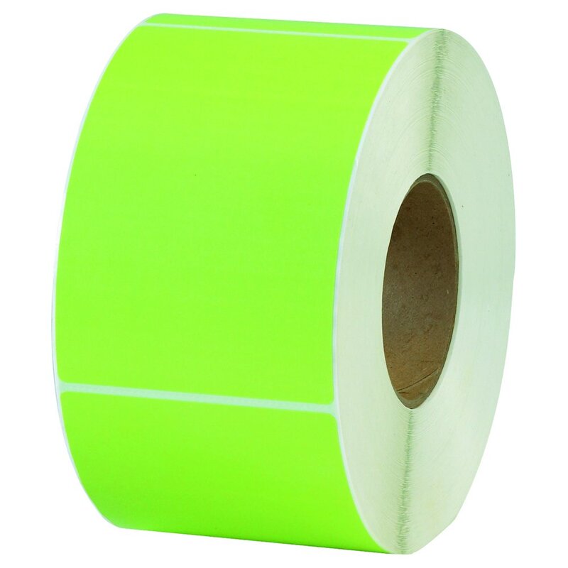 Aviditi THL130GN Thermal Transfer Labels, 4" x 6", Green, 1000 Labels per Roll (Pack of 4 Rolls)
