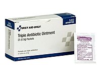 First Aid Only G460 Triple Antibiotic Ointment Packets, 25 Count