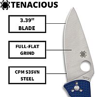 Spyderco Tenacious Folding Pocket Knife