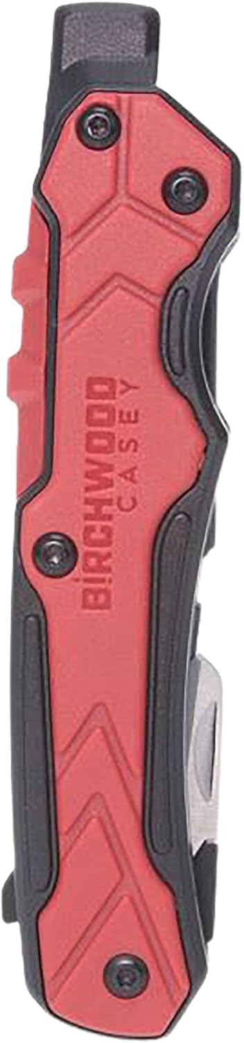 Birchwood Casey Universal Gun Multi-Tool | Durable Versatile Compact Portable Gunsmithing 14-in-1 Tool | Bits, Bit Driver