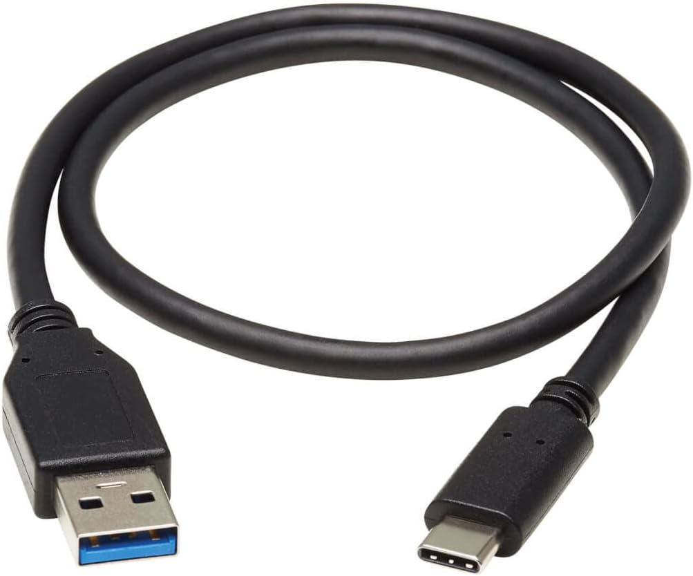 Tripp Lite USB C to USB-A Cable USB Type C 3.1 Gen 2, 10 Gbps M/20In (U428-20N-G2)