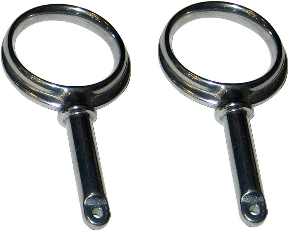 Perko Round Type Rowlock Horns - Plain Zinc