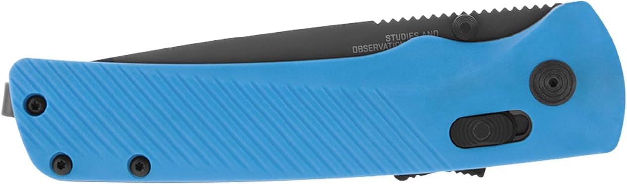 SOG Flash AT Ambidextrous Partially Serrated Folding Pocket Knife D2 Steel