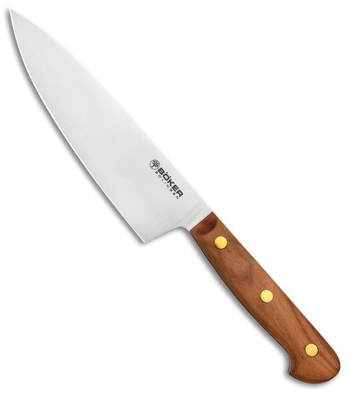 Boker Knives Cottage-Craft 6.4 inch Small Chef Kitchen Knife Plum Wood - Blade HQ Exclusive