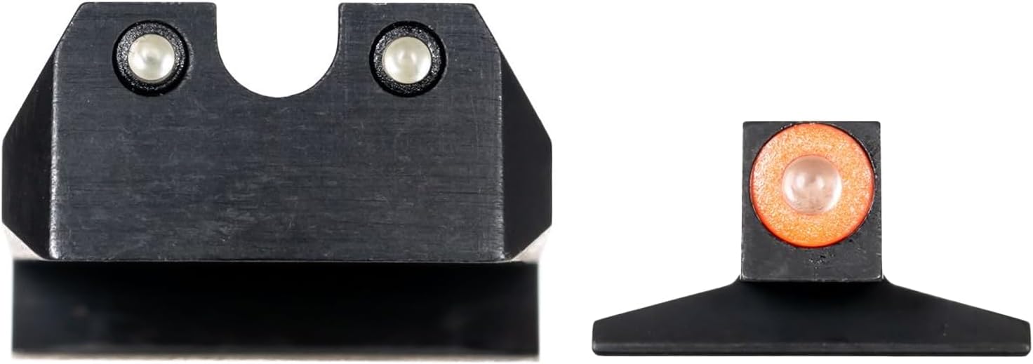 NIGHT FISION Standard Height Perfect Dot Tritium Night Sight Set for 1911