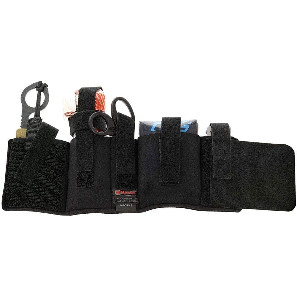 Galco ATM-Kit (Ankle Trauma Medical Kit) Five Neoprene Pockets 16" Blk
