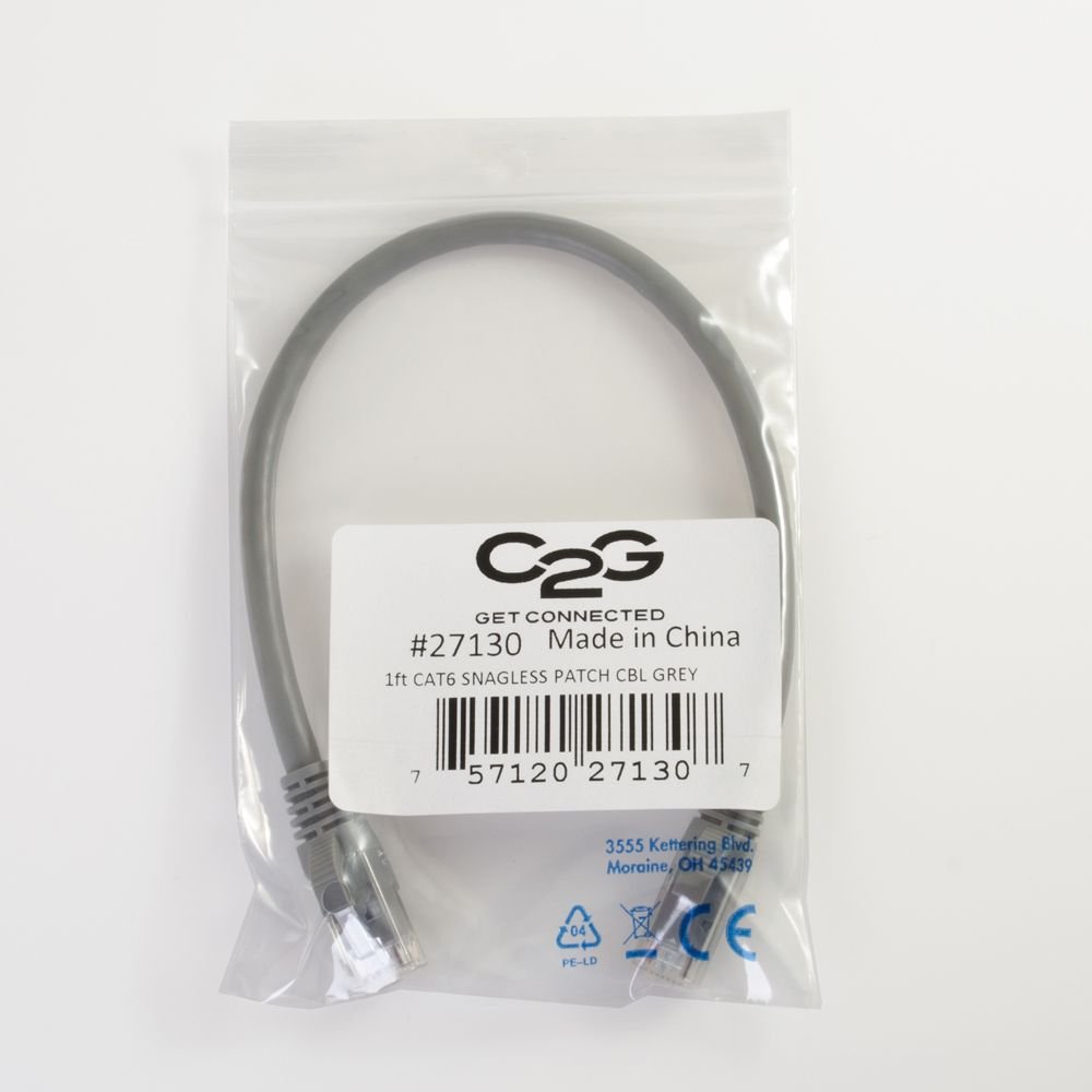 C2G Cat6 Snagless Ethernet Patch Cable