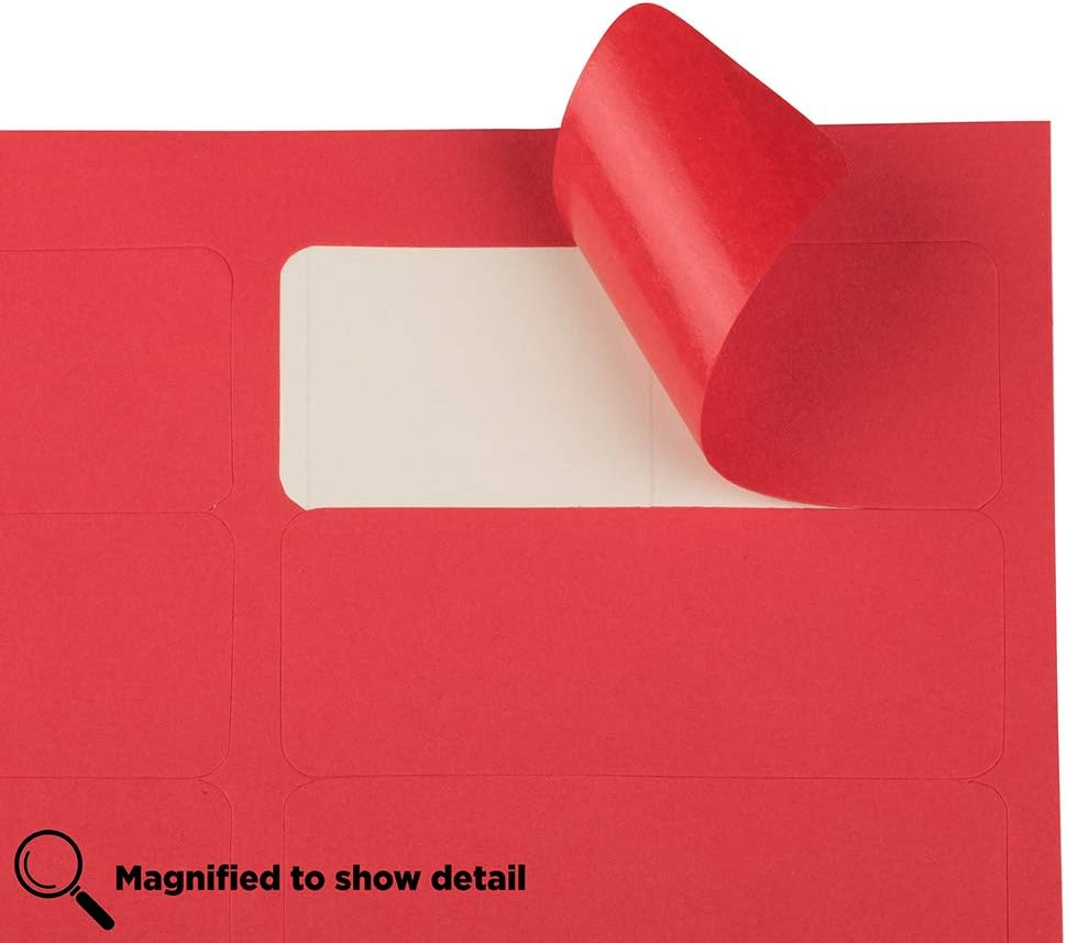 JAM PAPER Mailing Address Labels - Self-Adhesive Rectangular