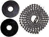 US Border Protection Belt Clip Badge Holder with Pocket and Chain (Black)