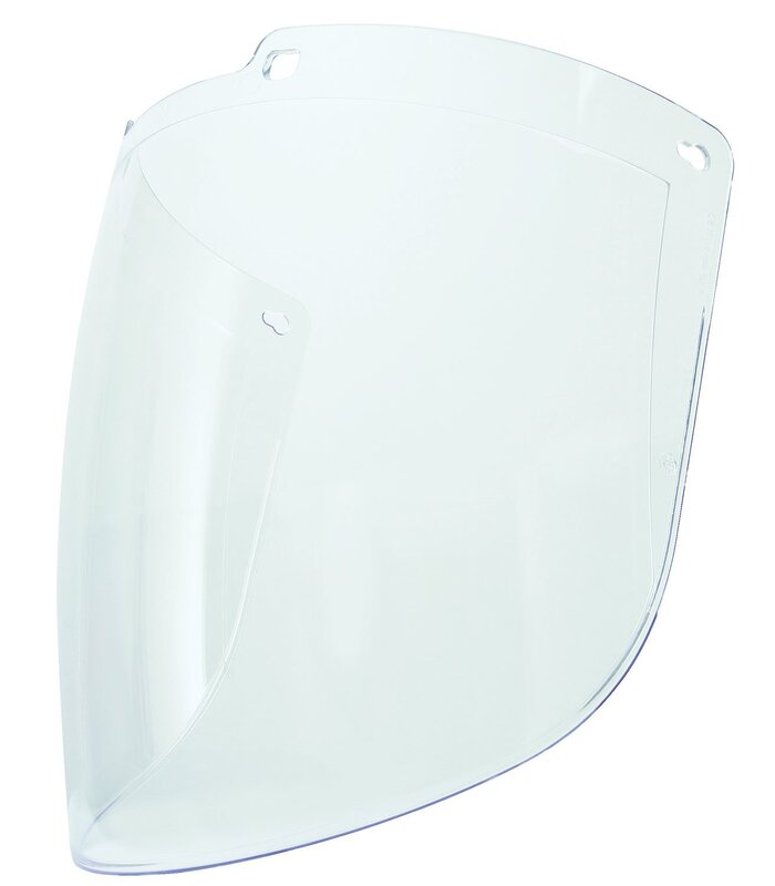 Honeywell Uvex S9555 Turboshield Clear Polycarbonate Replacement Visor and Clear Lens with Dual Anti-Scratch/Anti-Fog Lens